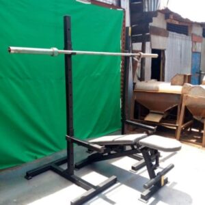 Movable Squat Stand and Multi adjustable bench