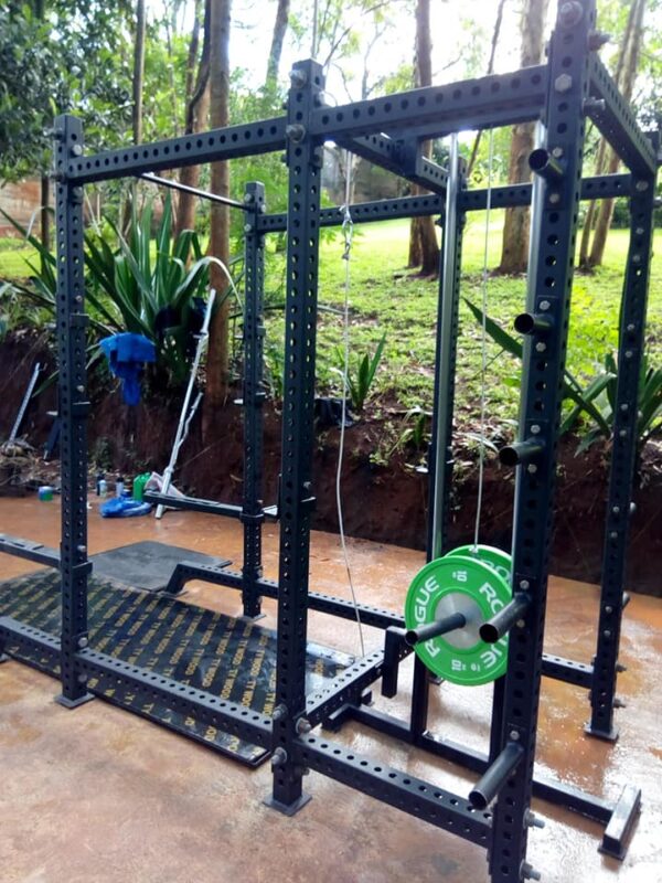 power rack with pulley